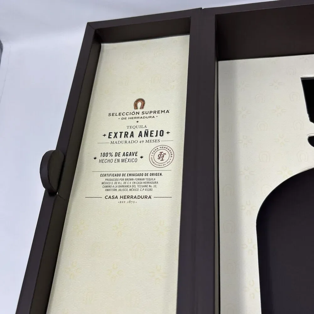 Herradura Seleccion Suprema Tequila Empty Collectors Box(NO BOTTLE)